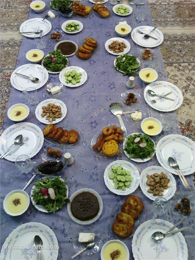 سفره افطار من